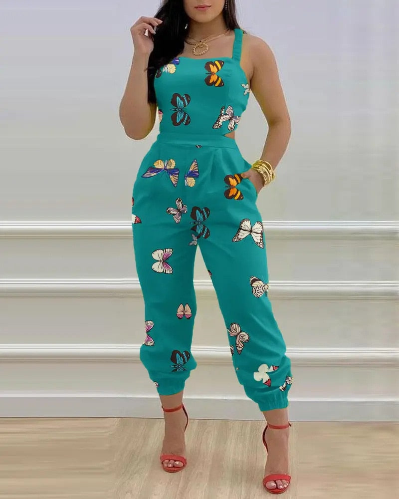 Macacão Feminino Estampado Floral